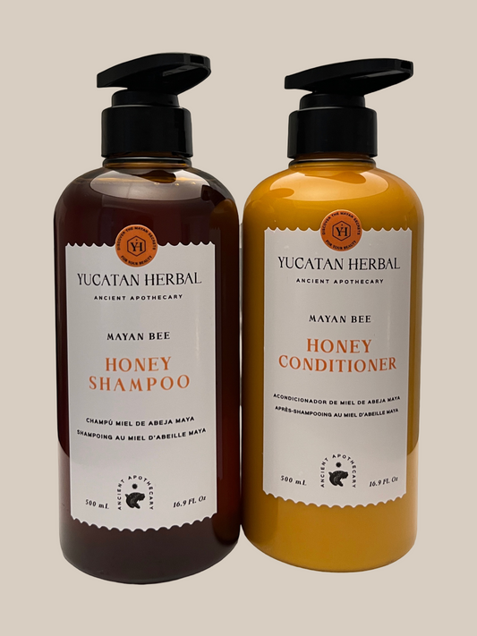 Mayan Bee Honey Shampoo and Conditioner Set (US)