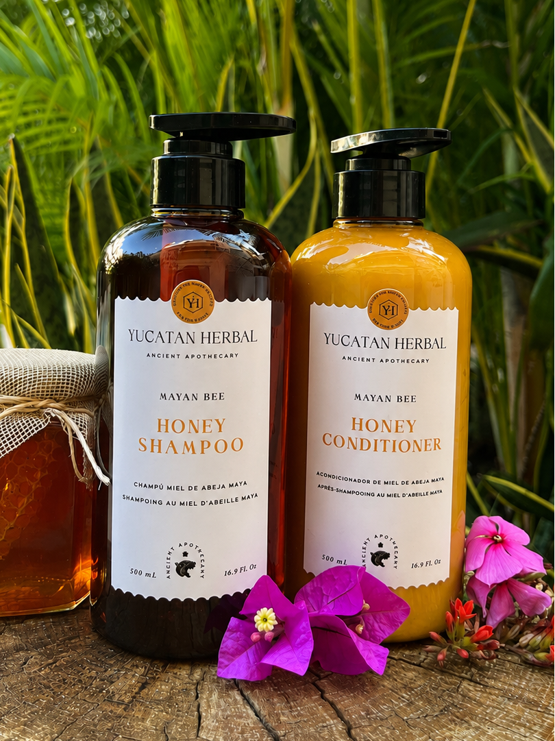 Set de Champú y Acondicionador con Miel de Abeja Maya